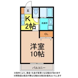 コンフォート３３の物件間取画像